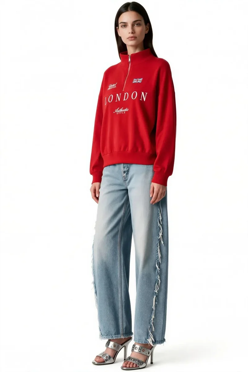 Busem BUSEM Women's Cotton-Blend Sweatshirt