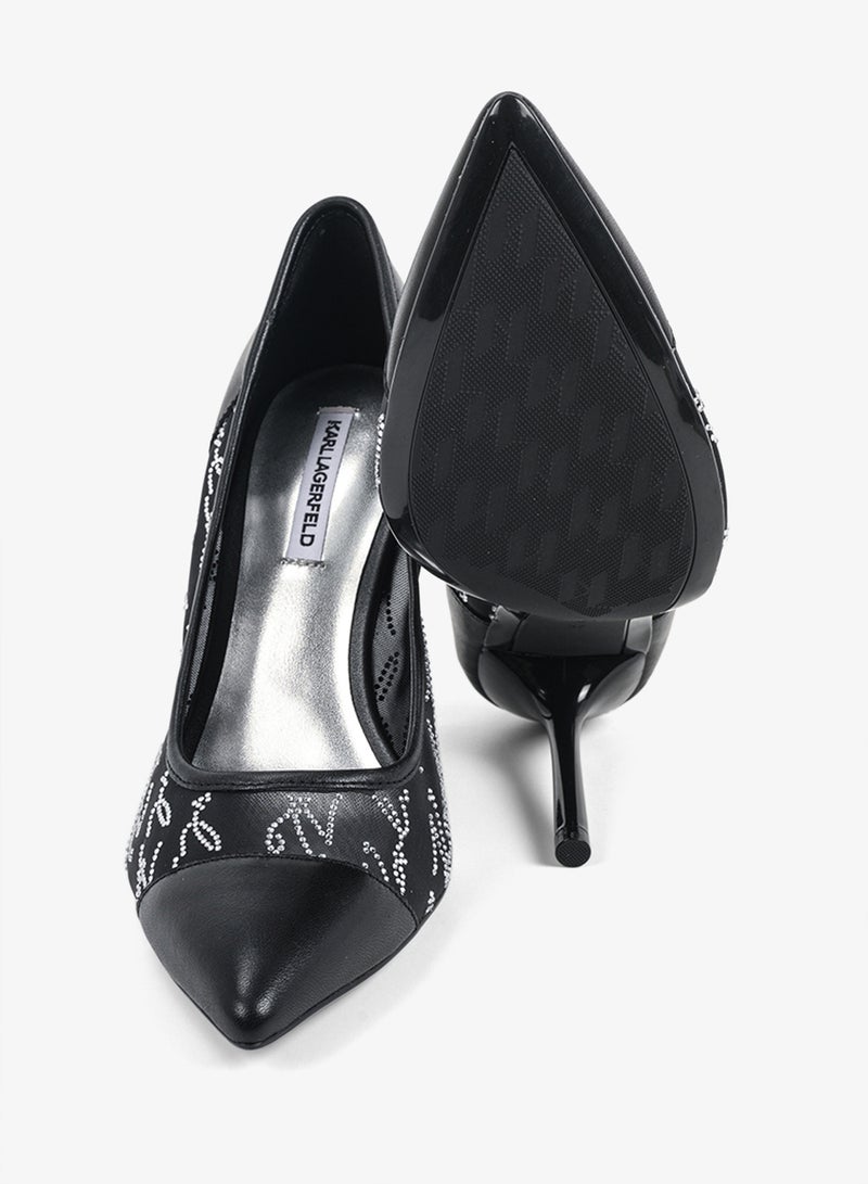 Karl Lagerfeld Sarabande Signia Sparkle Mule Pumps - Image 5