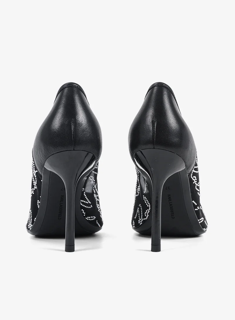 Karl Lagerfeld Sarabande Signia Sparkle Mule Pumps