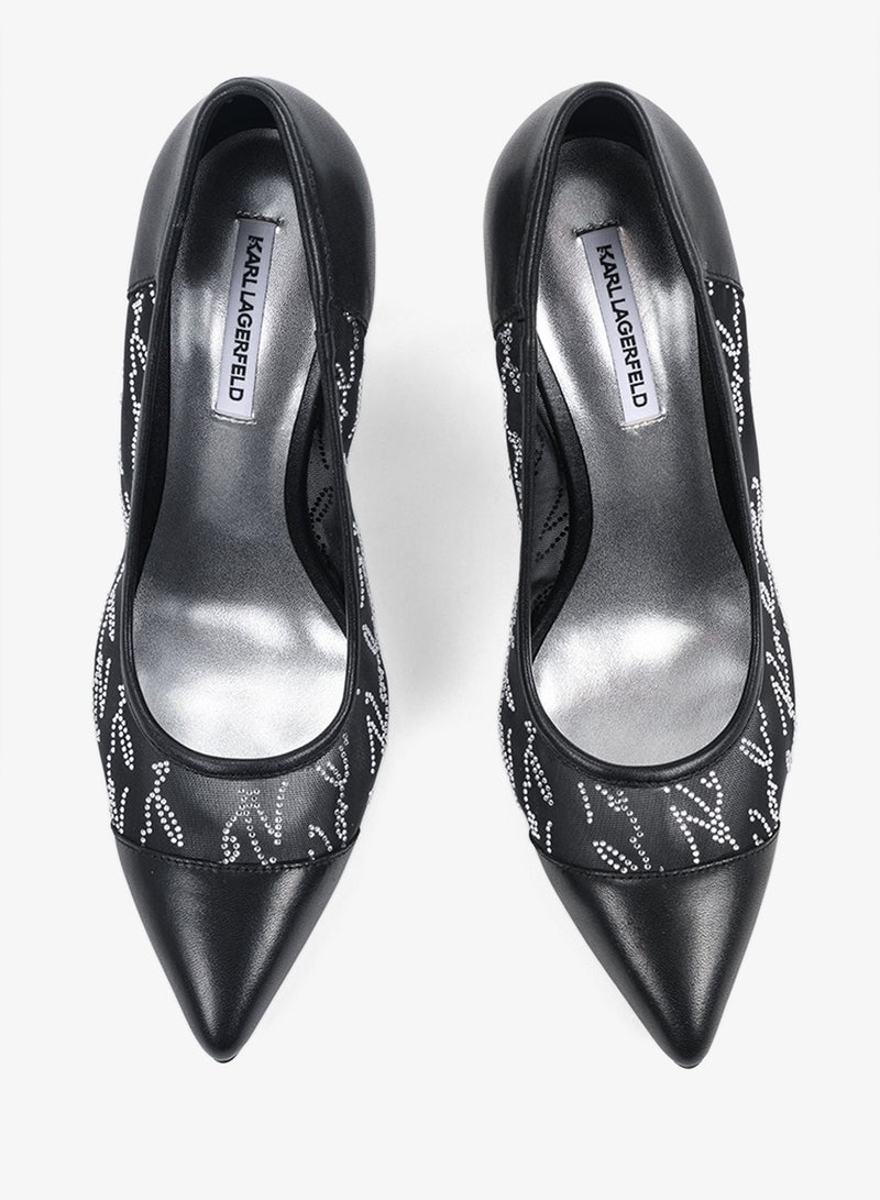 Karl Lagerfeld Sarabande Signia Sparkle Mule Pumps - Image 4