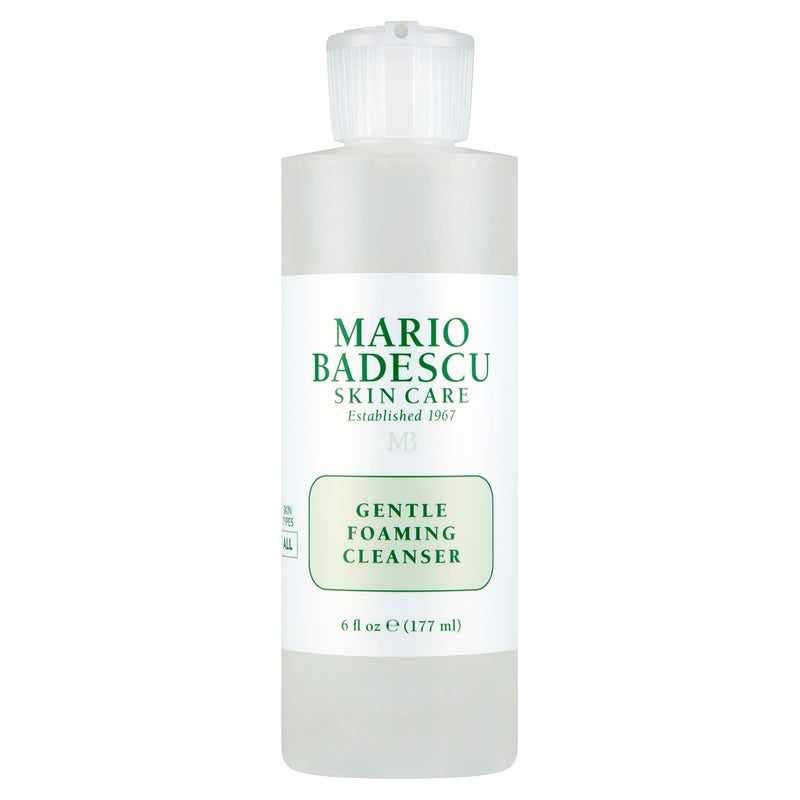Mario Badescu Gentle Foaming Facial Cleanser, Deep Cleansing and Hydrating Face Wash for All Skin Types with Aloe Vera, Fermented Black Tea and Glycerin, 6 Fl Oz - Image 1