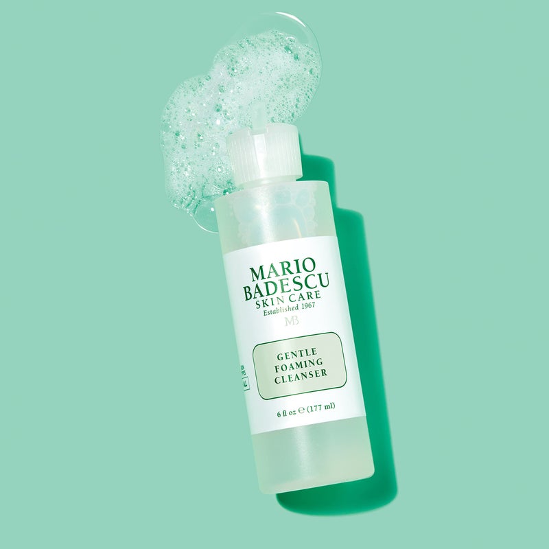 Mario Badescu Gentle Foaming Facial Cleanser, Deep Cleansing and Hydrating Face Wash for All Skin Types with Aloe Vera, Fermented Black Tea and Glycerin, 6 Fl Oz - Image 2