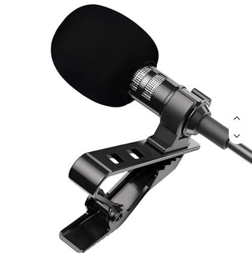 skysia® 3.5mm Lapel Microphone for Video Recording | Collar Mic for All | Wired Mini Mic for YouTube, Reels, Interviews | Small Mike for Android, DSLR, iOS Black (Pack of 1) - Image 2