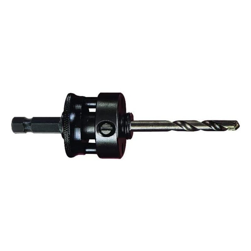 Starrett Quick Hitch Hole Saw Arbor with 1/4" Carbide Tipped Pilot Drill - Ideal for Professional and Home Improvement, 5/8"-18 Screw Thread, 11/32" Shank Size - XA10 - Image 4
