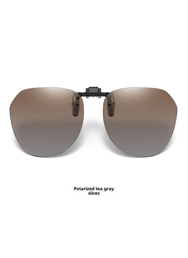 Generic Sunglasses Clip Men's Ultra-light Driving Special Anti-ultraviolet Sunglasses Polarized Clip Can Be Upturned Myopia Glasses Women 