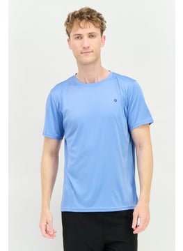 RBX Men Sportswear Fit Short Sleeves Training T-Shirt, Allure Blue  - Image 1
