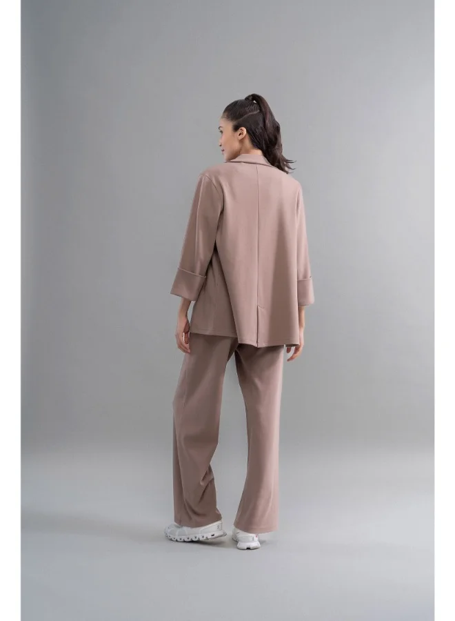 نسيسيرا Snugknit Mocha Blazer Set