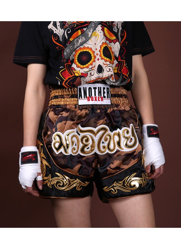 Generic Muay Thai Fight Shorts,MMA Shorts Clothing Training Cage Fighting Grappling Martial Arts Kickboxing Shorts Clothing  - Image 2
