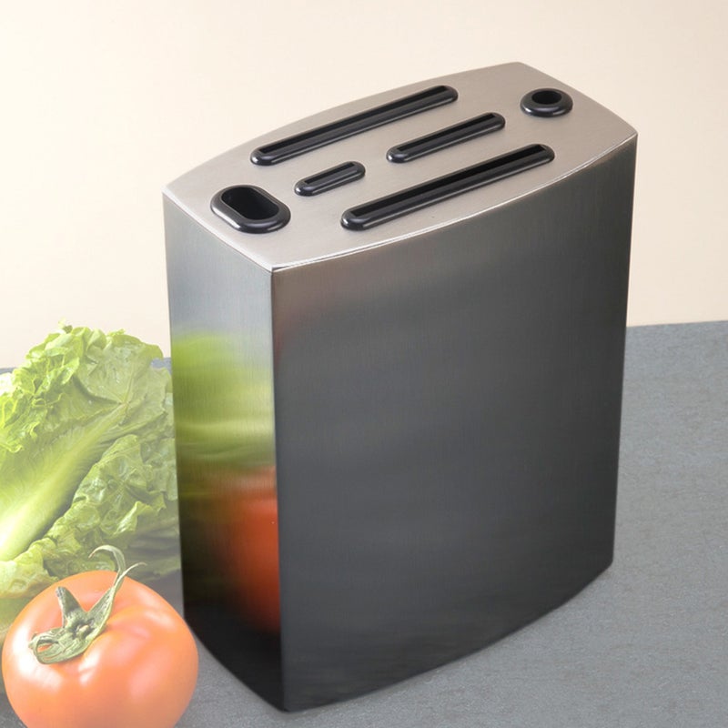 5-Slot Stainless Steel Holder Storage Rack Inserted Organizer - Image 2