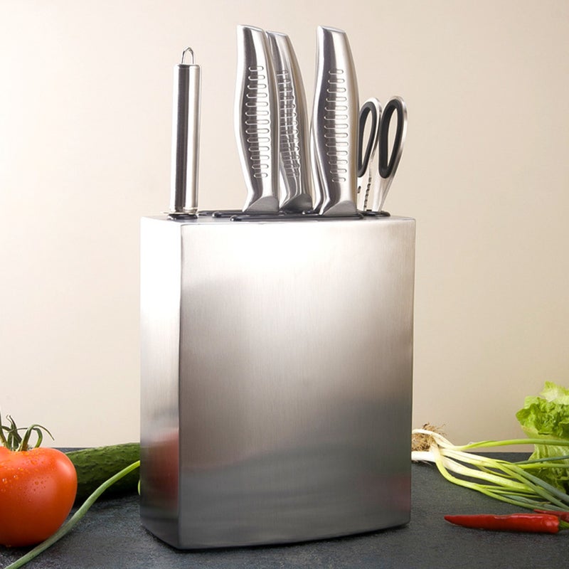 5-Slot Stainless Steel Holder Storage Rack Inserted Organizer - Image 5