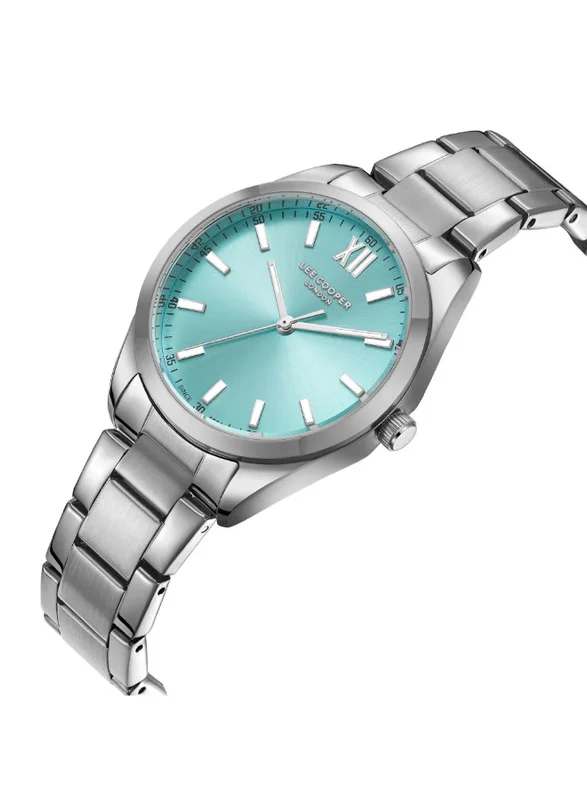 Lee Cooper Lee Cooper LC08014.380 Women's Analog Display Watch & Metal Strap Silver
