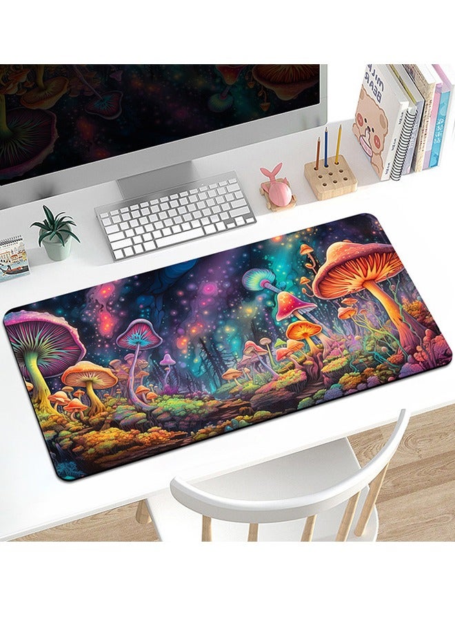 Fanski Gaming Mouse Pad Extended Large Mat Desk Pad Stitched Edges Mousepad Long Non-Slip Rubber Base Mice Pad(80x30x2CM) - Image 2
