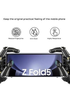 Excefore Anti-peeping Tempered Glass for Samsung Galaxy Z Fold 5 Screen Protector Camera Lens Protector and Anti-peeping Screen Protector (2+2 Pack)  - Image 4