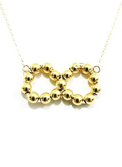 Hamsa.ae 18K Pure Gold Infinity Necklace  - Image 1