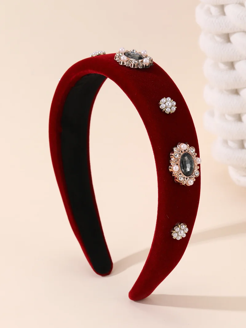 Styli Faux Pearl Embellished Headband