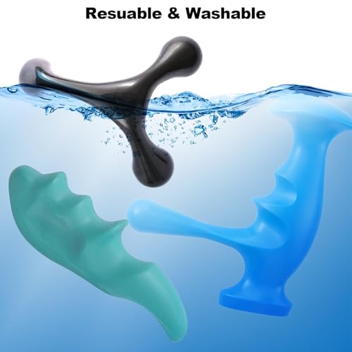 MTRoyaldia Manual Trigger Point Massage Tool and Thumb Saver for Full Body Deep Tissue Massage, Set Include 1 Green Thumb Protector Tool 1 Palm Urchin Massage Tool Hand Held 4-Legged Massage Knobs - Image 5