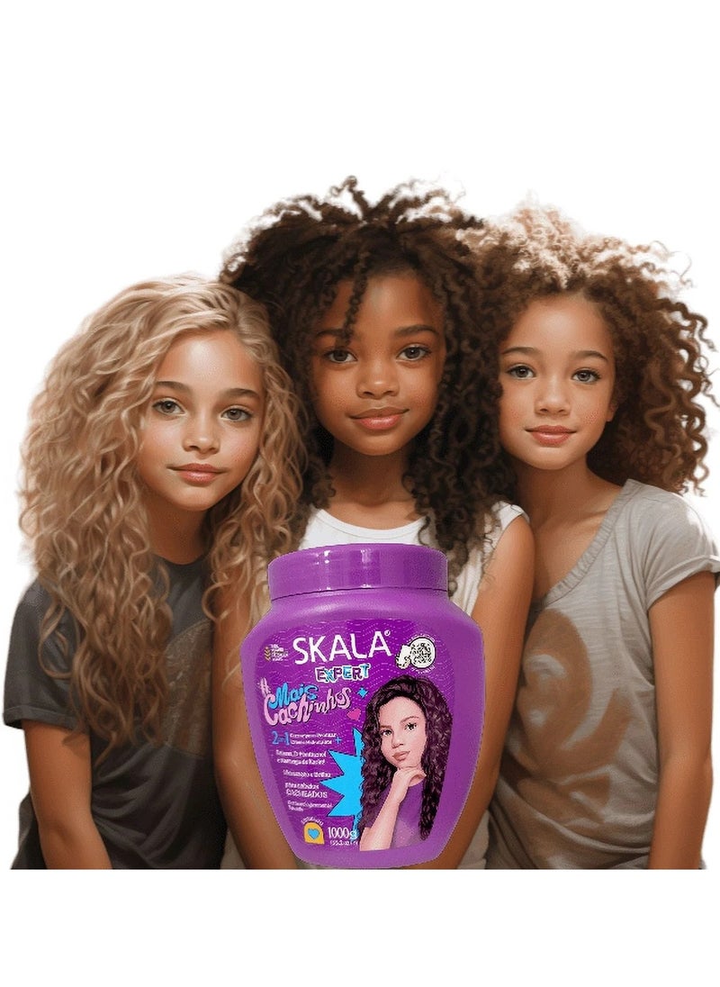 Skala Expert Mais Cachinhos 2-in-1 Conditioner and Treatment Cream The Perfect Solution For Girls With Curly Hair, Keep Their, Hydration, Shiny, and Defined More Curls 1000g  (Brazil) - pzsku/Z395AD6024B56968F751DZ/45/_/1722451707/3162f109-9562-48c6-b3b9-8ef5647900af