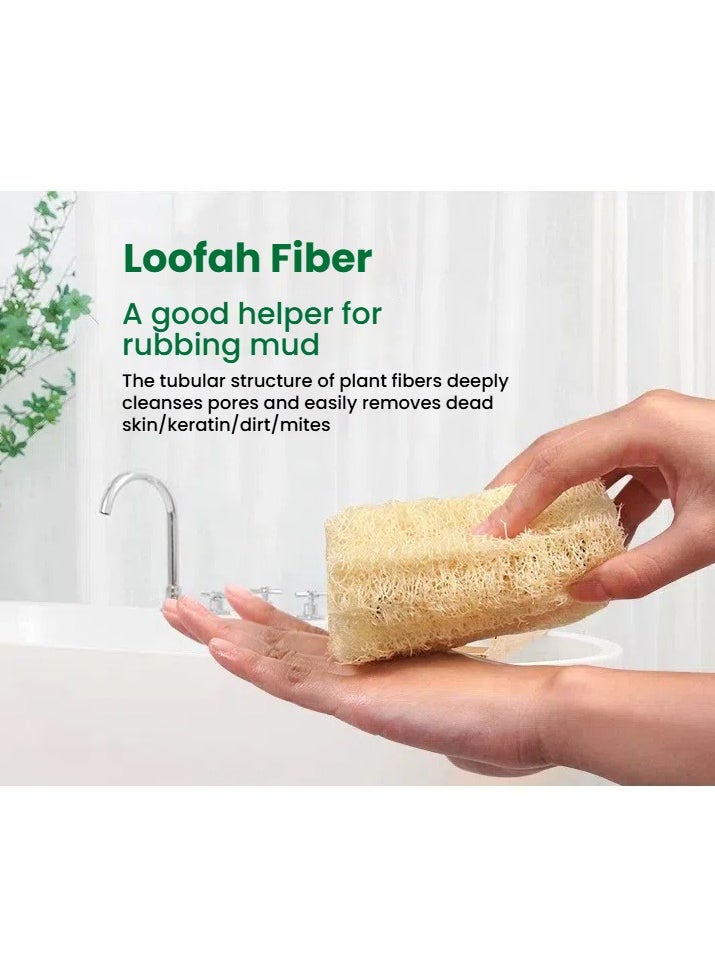 Journey Mate Natural Organic Chinese Loofah for Dish Cleaning or body scrub, 1 set 3 pieces  - Image 2