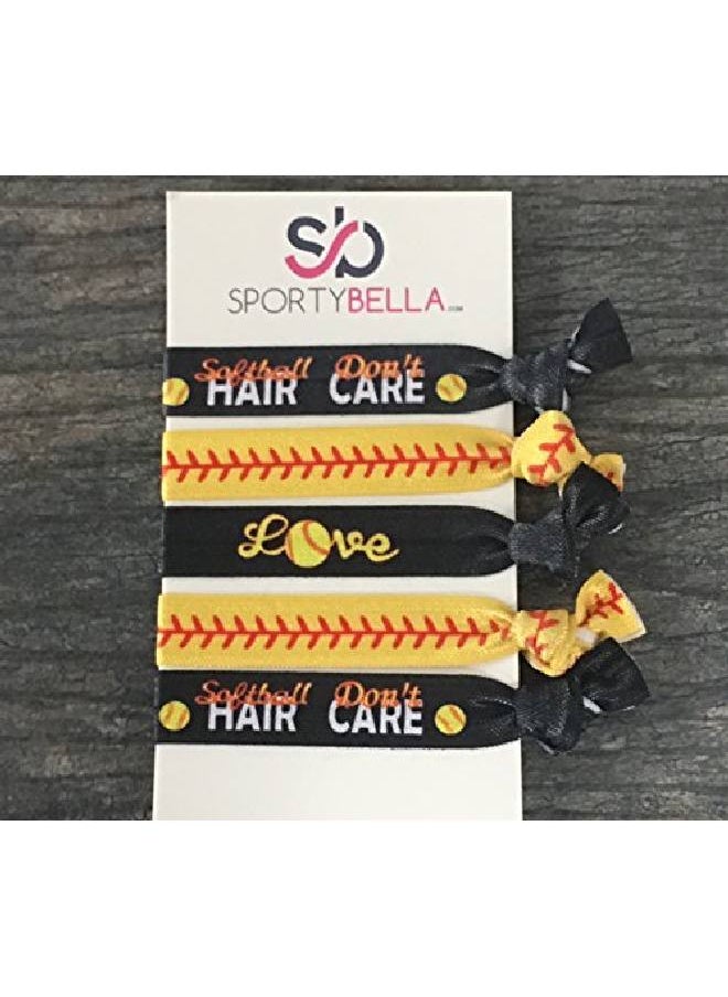 Infinity Collection - Softball Hair Accessories Girls Softball Hair Ties Perfect Softball Player And Softball Teams - Image 1