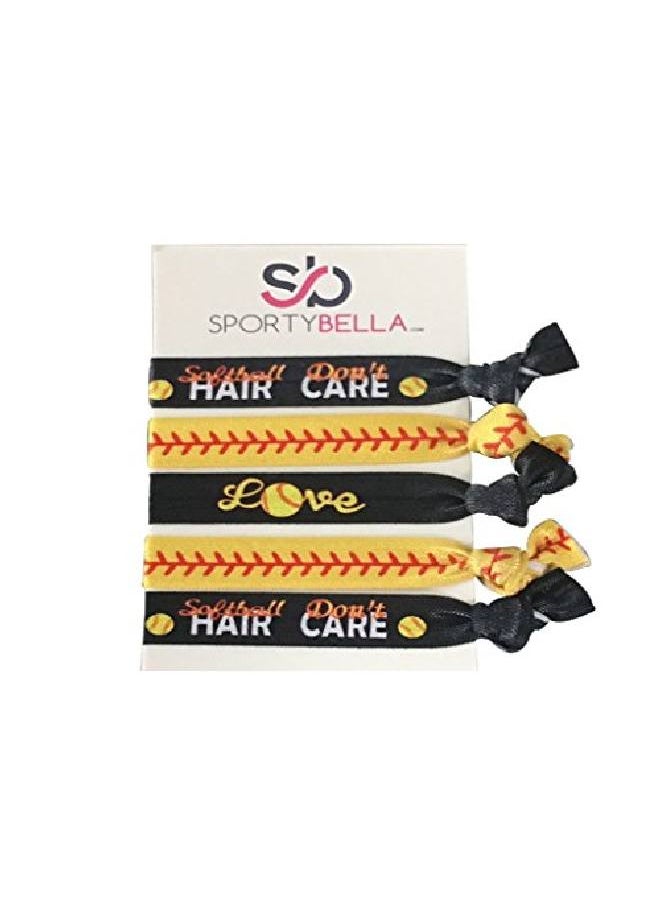 Infinity Collection - Softball Hair Accessories Girls Softball Hair Ties Perfect Softball Player And Softball Teams - Image 1