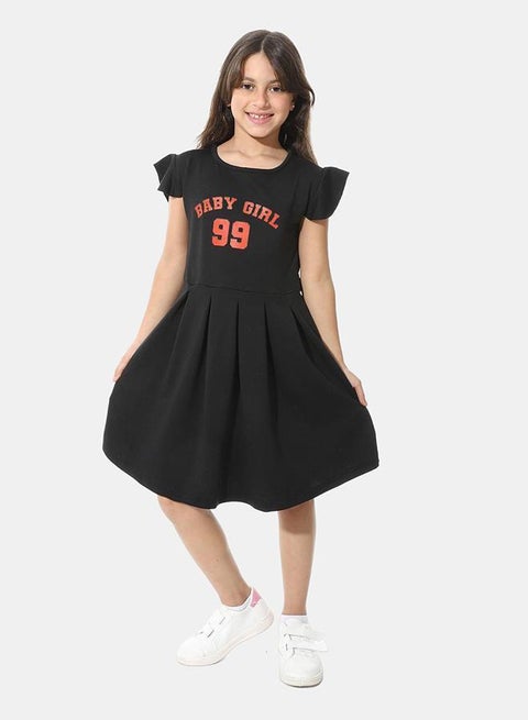 Front Printed Dress g01