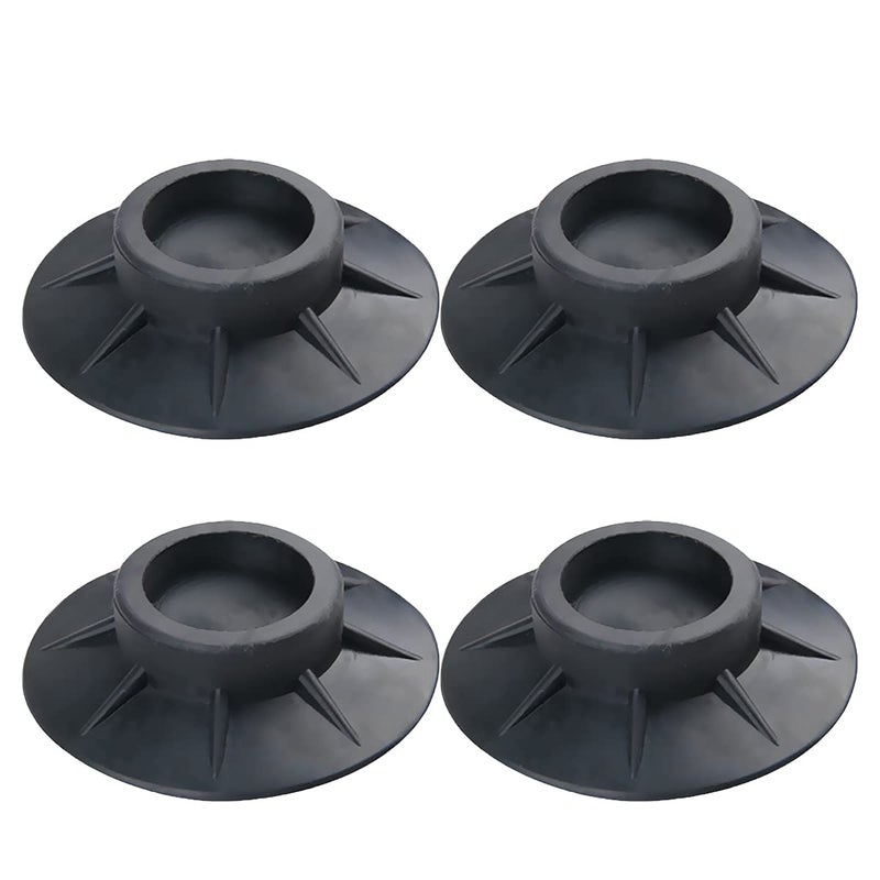 H-Home Washing Machine Anti Vibration Pads, Shock and Noise Cancelling Washing Machine Support, Washing Machine Feet Stabilizer, Washer Antivibration Pads, Washer & Dryer Pedestals(8PCS) - Image 1