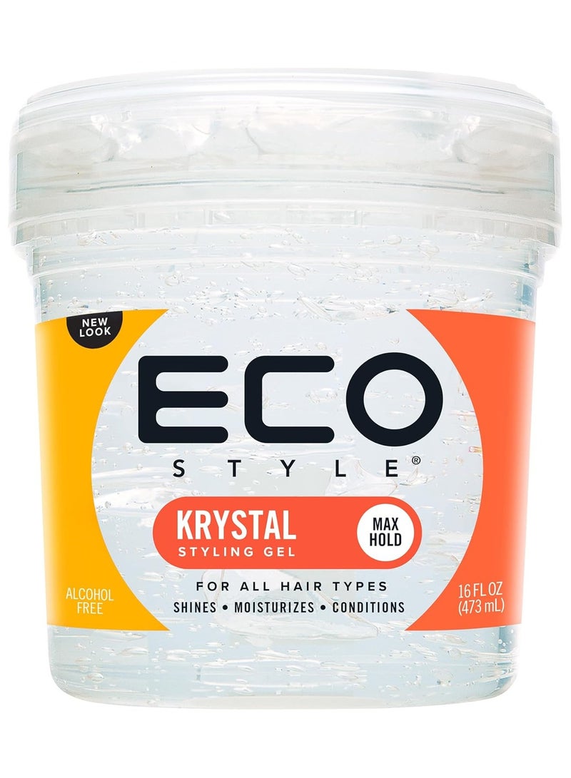 إيكو ستايل جل تصفيف الشعر الشفاف كريستال – 236 مل - Image 1