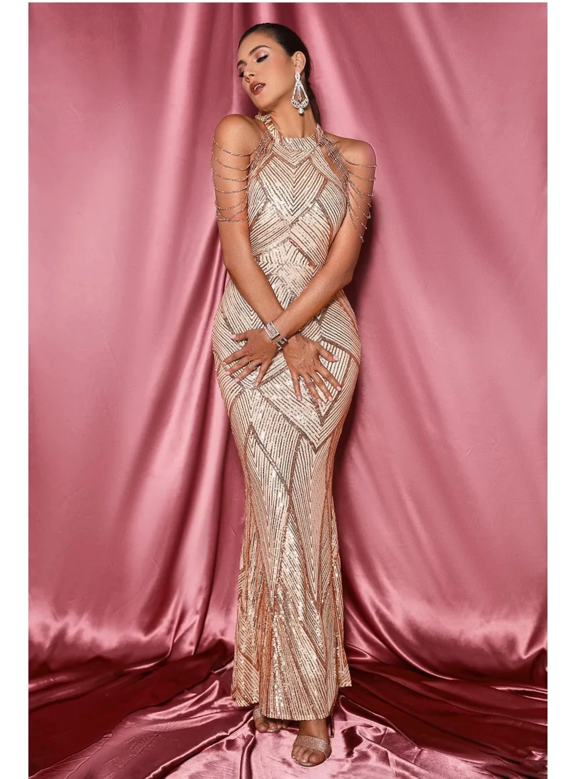 Bella Barnett Bali Sequin Maxi Dress for Women | Best Price Oman
