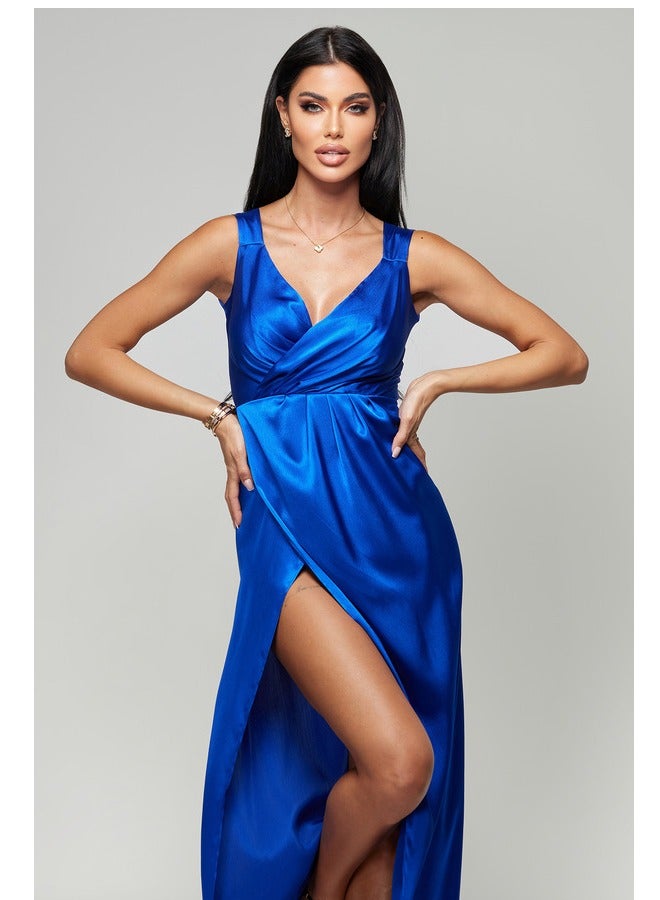 انيتاس فستان ساتان غير متماثل - Image 1