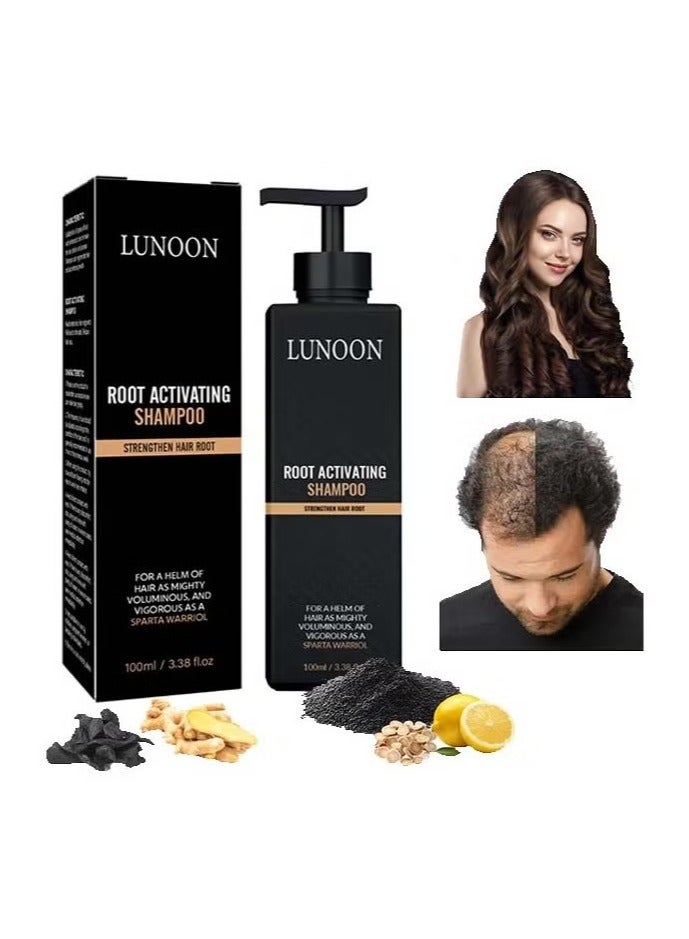 LUNOON Spartan Root Activator Shampoo, Spartan Shampoo, Hair Thickening Shampoo, Hair Loss Shampoo For Women Regrowth, Men Hair Growth Shampoo (1PCS) - Image 1