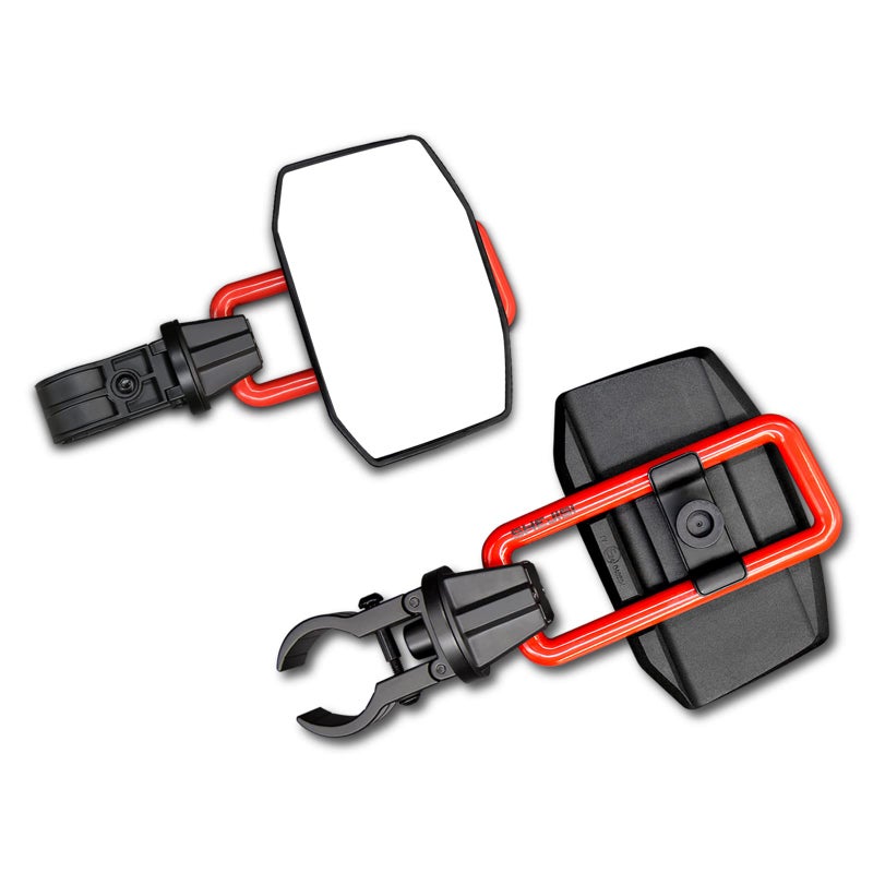 SHEJISI UTV Side Mirrors for 1652 Roll Cage Aluminum Solid Bracket2023 New UTV MirrorsAdjustable Satisfactory Viewing Angle Compatible with Polaris RZRCan AmKawasaki MuleHonda Pioneer SXS