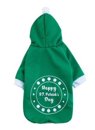 Impoosy St Patrick's Day Pet Dog Hoodies Funny Clover Shirt Cute Puppy Costume Clothes for Small Medium Dogs Cats Pets (M) - pzsku/Z395B4950BA7A44D6B9D7Z/45/_/1737031847/062332f0-7e6b-4af4-b75d-d10d890194f5