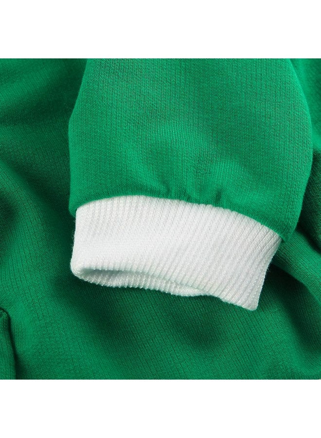 Impoosy St Patrick's Day Pet Dog Hoodies Funny Clover Shirt Cute Puppy Costume Clothes for Small Medium Dogs Cats Pets (M)
