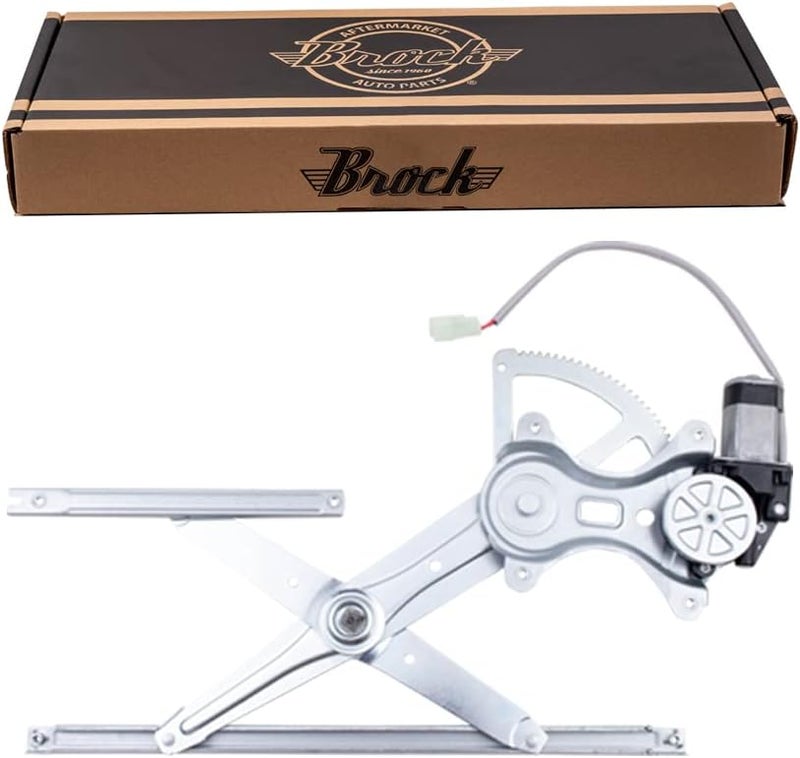 Brock Replacement Driver's Front Power Window Regulator with Motor Assembly for 2001-2007 Highlander & Hybrid - Image 1