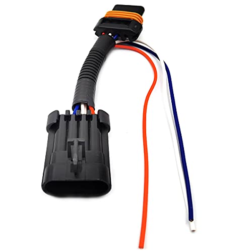 DEVMO 2pcs Compatible with Polaris RZR 900 1000 XP Turbo Tail Light Power Harness Whip Brake Light License Plate Rear Light Plug and Play 3 Wire Power Harness - Image 5