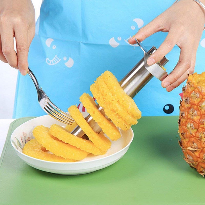 OXO OXO Good Grips Stainless Steel Pineapple Corer & Slicer,Silver/Black  - Image 5