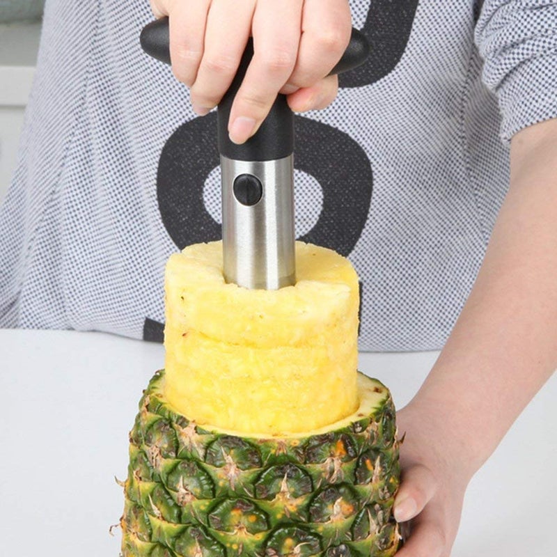 OXO OXO Good Grips Stainless Steel Pineapple Corer & Slicer,Silver/Black  - Image 3