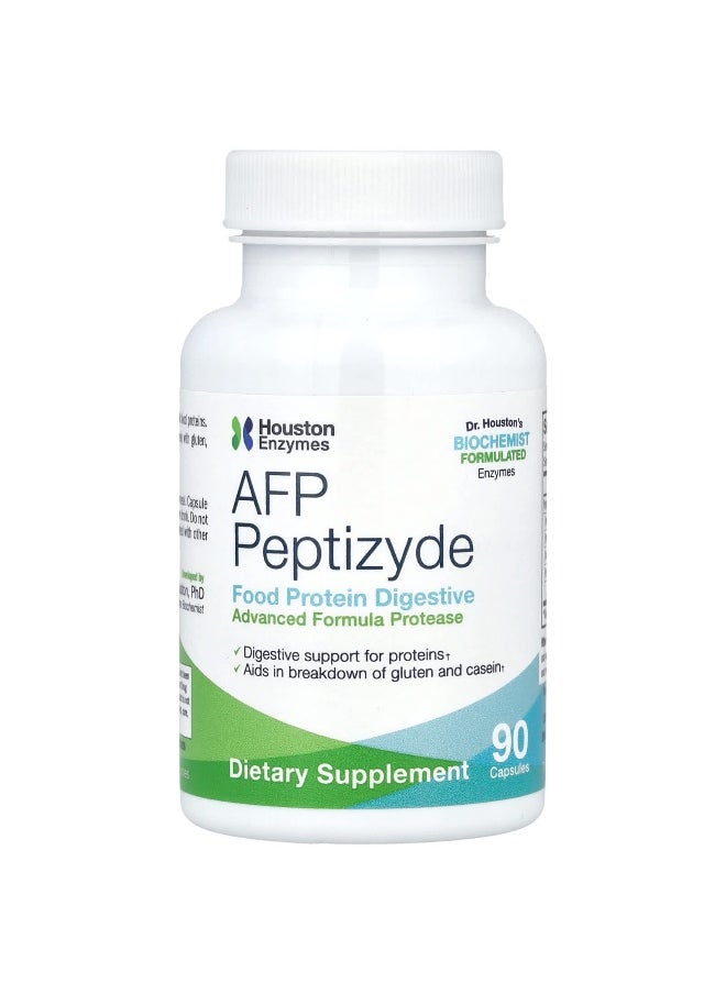 Houston Enzymes Houston Enzymes, AFP Peptizyde, 90 Capsules  - Image 1