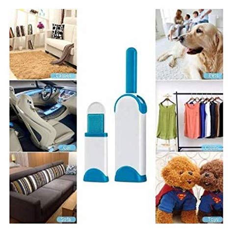DD RETAILS Pet Hair Dust Lint Remover for Clothing Furniture Double Sided SelfCleaning ReusableReusable Pet Fur Remover with self Cleaning Base - Image 2
