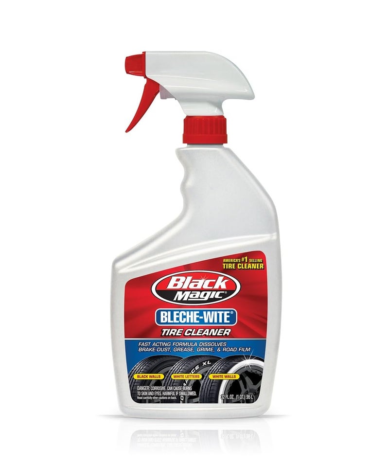 Black Magic Westleys 800002224 32 Oz Blech-Wite Tire Cleaner, 4 Pack - Image 1