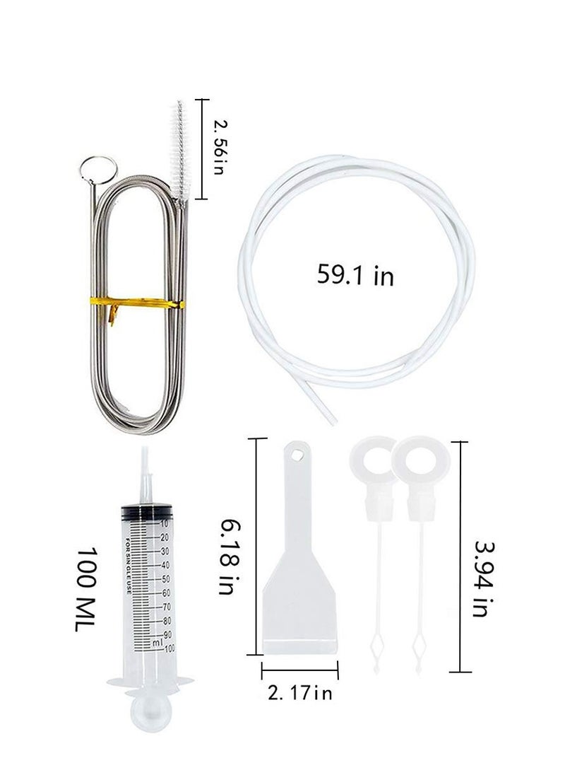 Generic - 6 Pcs Refrigerator Drain Hole Clog Remover Cleaning Tool, Reusable Fridge Dredging Kit - Image 1
