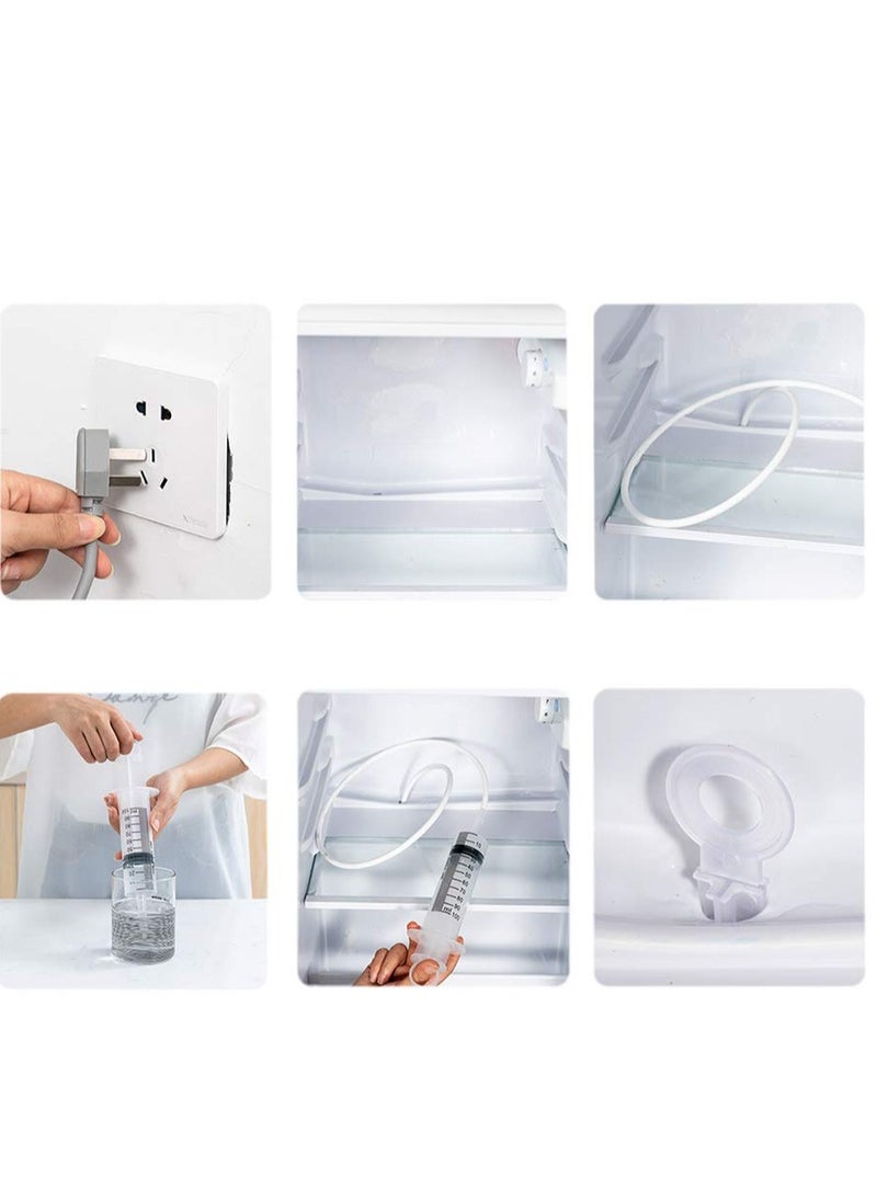 Generic - 6 Pcs Refrigerator Drain Hole Clog Remover Cleaning Tool, Reusable Fridge Dredging Kit - Image 1