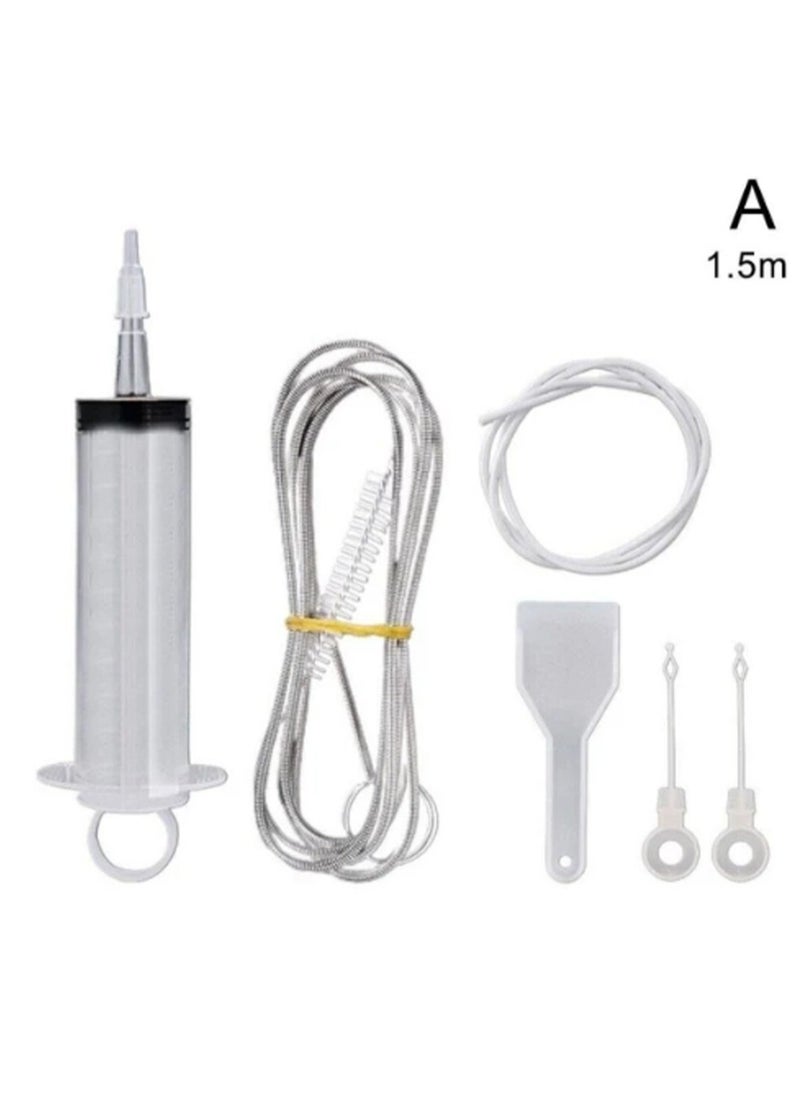 Generic - 6 Pcs Refrigerator Drain Hole Clog Remover Cleaning Tool, Reusable Fridge Dredging Kit - Image 1