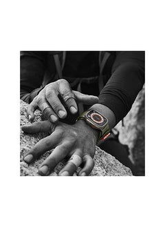 Dado Sport Nylon Fabric Band Compatible with Apple Watch 8 Ultra | 8 | 7 | 6 | 5 | 4 | 3 | SE,49mm 45mm 44mm 42mm for Men, Woven Loop Designed Straps for iWatch Series  - Image 5