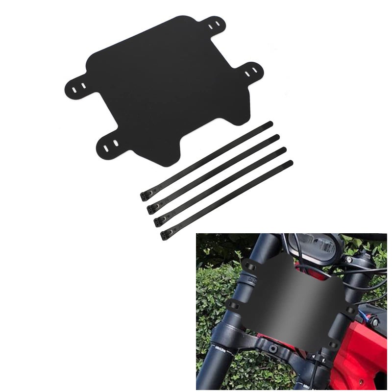Alpha Rider Motorcycle License Plate for Surron Sur-Ron Light Bee X Segway X260 Electric Off-Road Bike,Front License Plate Frame ABS Plastic Replacement - Image 1
