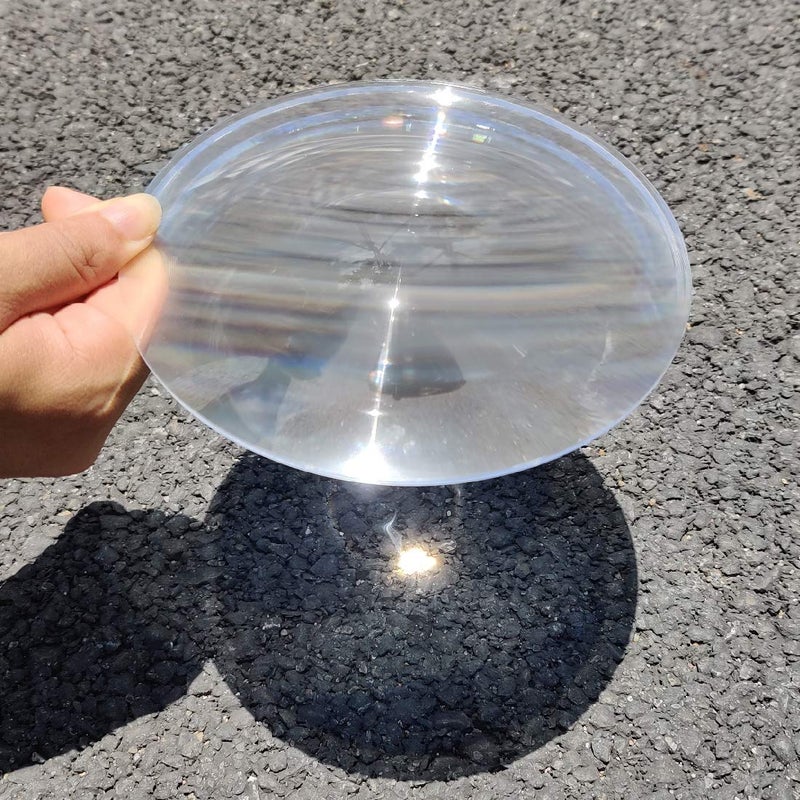 Fresnel Lens Magnifier Diameter 150mm 59 Focal Length 140mm Acrylic Lens not Glass for Physics Classroom Education Solar Heating Magnifiying Focal Length 140mm