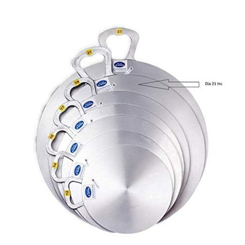 Aluminium Round Tawa Roti Pan, Dia 21in - Image 2