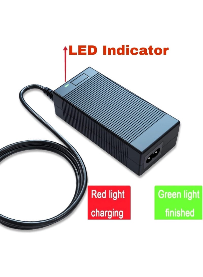 KOWVOWZ Electric Scooter Charger, Electric Scooter Charger, Mobility Scooter Charger, Fast Battery Charger (5 Plugs) Universal for Ebike Battery Charger Fast Charger for Li-ion Battery  - Image 3