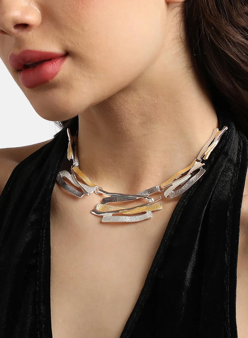 Sohi  Abstract Minimal Artificial Necklace Jewellery for Women | Best Price UAE