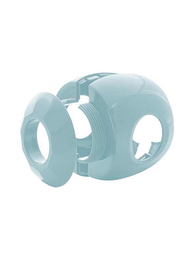 Driddle New & Improved - Door knob Baby Safety Cover - 5 Pack - Deter Little Kids from Opening Doors with A Child Proof Door Handle Lock (Blue) - Image 5